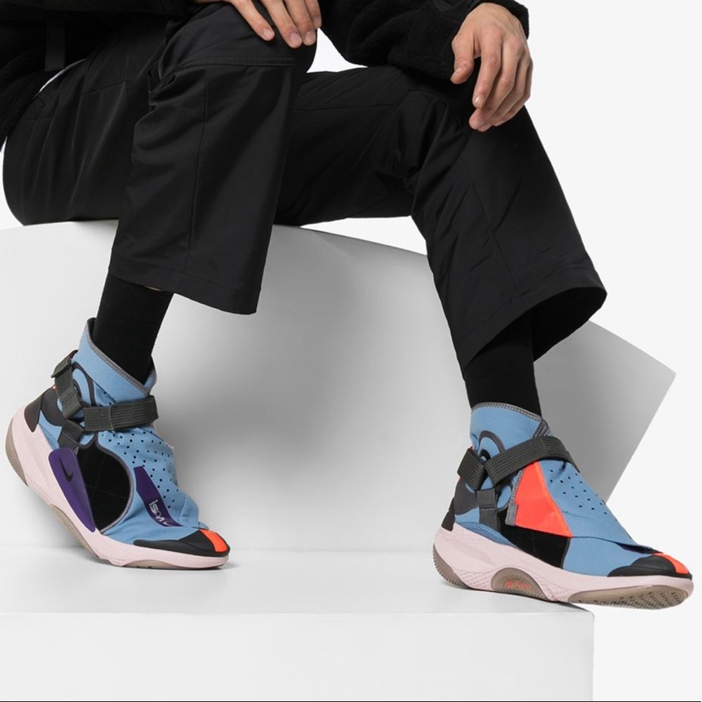 Nike ISPA Joyride Envelope Sneakers High Top Blue Black Men’s 10.5